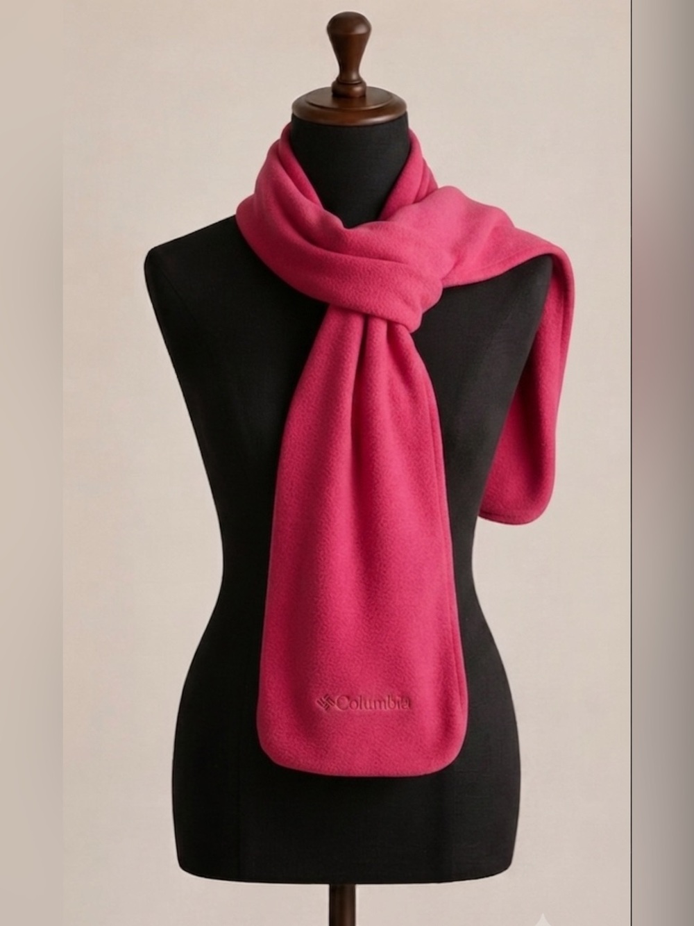 Columbia Bright Pink Fleece Scarf